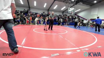 49 lbs Consi Of 4 - Ryker Paxton, Victory Youth Wrestling vs Haxen Gibson, Wolfpak Wrestling