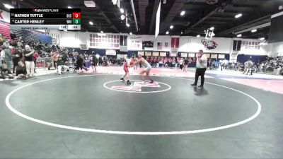 175 lbs Cons. Round 2 - Nathen Tuttle, Beckman vs Carter Henley, Whittier