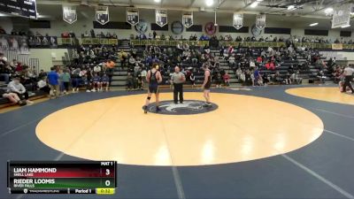 132 lbs Cons. Round 3 - Liam Hammond, Shell Lake vs Rieder Loomis, River Falls