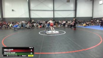 152 lbs Cons. Round 3 - Niko Coles, Unattached vs Prithvi Mann, Miri Piri Wrestling Club