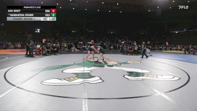 4A/3A/2A/1A Girls 135 Champ. Round 1 - Samantha Starr, Colton Girls vs Ava Eddy, Henley Girls