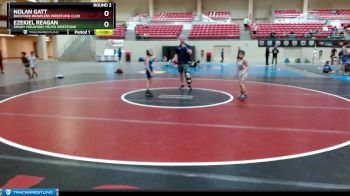 49-53 lbs Round 2 - Nolan Gatt, Backyard Brawlers Wrestling Club vs Ezekiel Reagan, Smoky Mountain Youth Wrestling