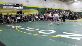 138 lbs Cons. Round 4 - Carsten Branstetter, Galion vs Cooper Lavender, Medina
