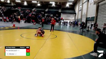 103-113 lbs 1st Place Match - Elizabeth Menke, Sutherland Wrestling Club vs Mara Vanderpool, Nebraska Wrestling Academy