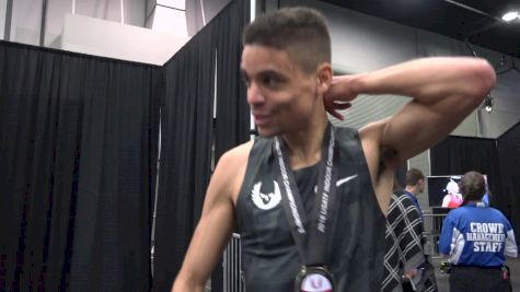 Matt Centrowitz after nail-biter win against Robby Andrews at USA Indoors