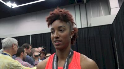 Brianna Rollins after 60m hurdle victory at USA Indoors