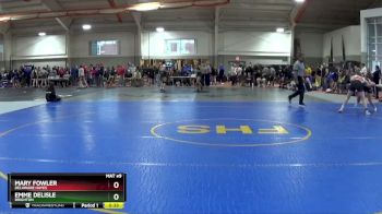 130 lbs Cons. Round 2 - Mary Fowler, Delaware Hayes vs Emme Delisle, Brighton