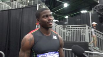 Trayvon Bromell after narrow 2nd place to longtime rival Marvin Bracy