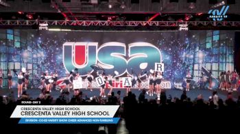 Crescenta Valley High School - Crescenta Valley High School [2025 Co-Ed Varsity Show Cheer Advanced Non-Tumbling Day 2] 2025 USA Spirit Natl's/Collegiate Champs/Jr. Natl's