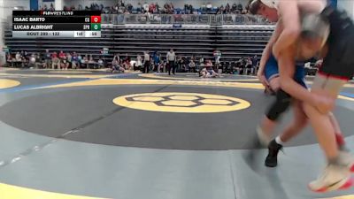 132 lbs Cons. Round 1 - Isaac Barto, Columbus Grove vs Lucas Albright, Springfield