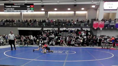 106 lbs Quarterfinal - Daniel Candullo, Pomperaug/Watwn/Naug vs Liam Kelo, Ledyard