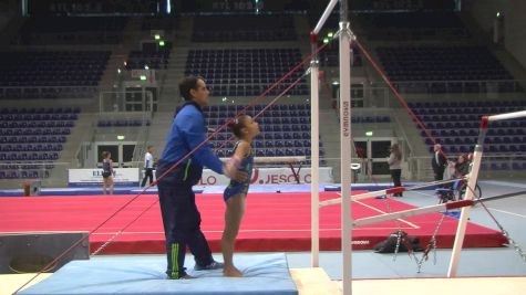 Flavia Saraiva Training Bars (Brazil) - Day 1 Training, Jesolo 2016