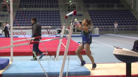 Flavia Saraiva Shows Huge New Release (Brazil)- Day 1 Training, Jesolo 2016