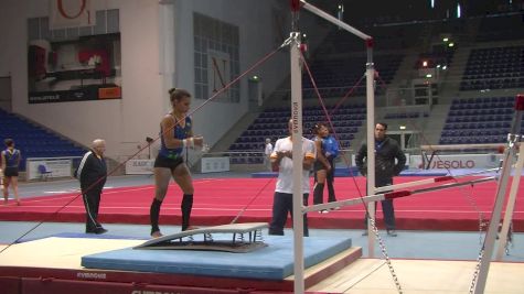 Jade Barbosa On Bars (Brazil) - Day 1 Training, Jesolo 2016