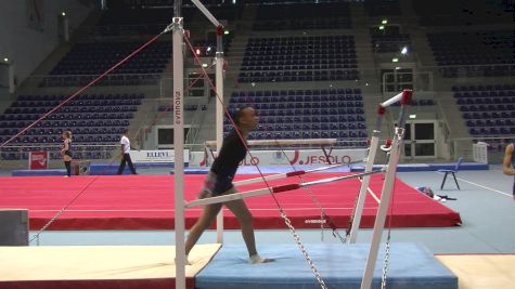 Rebeca Andrade Training Bars (Brazil) - Day 1 Training, Jesolo 2016