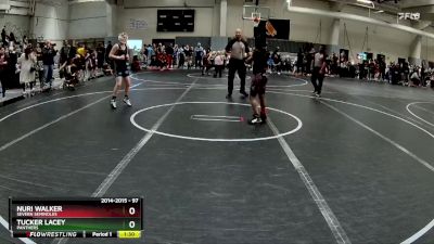 97 lbs Semifinal - Nuri Walker, Severn Seminoles vs Tucker Lacey, Panthers