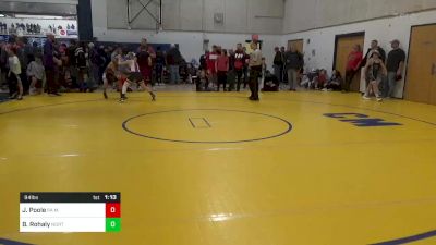 94 lbs Round Of 32 - Julius Poole, PA Mat Assassins vs Brady Rohaly, North Hills