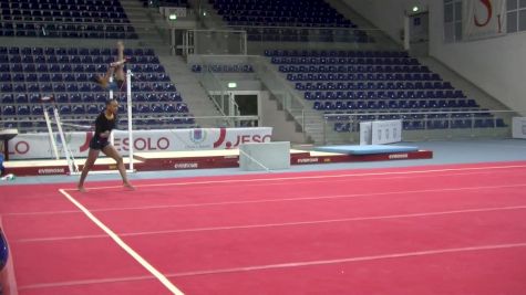 Rebeca Andrade Channels Her Inner Beyonce (Brazil) - Day 1 Training, Jesolo 2016
