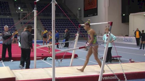 Ashton Locklear Displays Incredible Skills And Finesse On Bars (USA) - Day 1 Training, Jesolo 2016