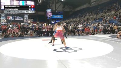 285 lbs Cons. Rd Of 64 - Barrett Lawless, Missouri vs Tyler Williams, Virginia