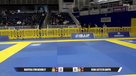 Reina Cattleya Maypa vs Maryssa Lynn McKinley 2025 Pan IBJJF Jiu-Jitsu No-Gi Championship