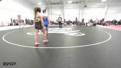 110 lbs Rr Rnd 2 - Kaiya Potts, Sand Springs JH Girls vs Charlie Turner, Stillwater Lady Pioneers JH