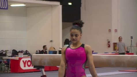 Beam Set From Laurie Hernandez (USA) - Day 1 Training, Jesolo 2016