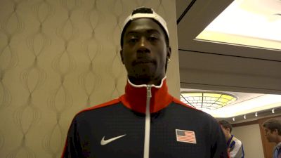 Marquis Dendy on being the long jump favorite at Worlds