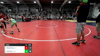 100 lbs Rr Rnd 3 - Ethan Woodring, Ride Out Wrestling Club vs Colton Schultz, Demolition Elite