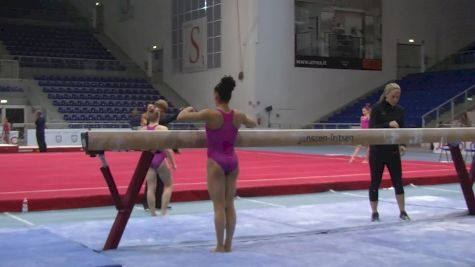 Laurie Hernandez Precise On Beam In Full Routine (USA) - Day 2 Training, Jesolo 2016
