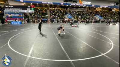 115 lbs Cons. Round 2 - Ella Als, Mason City vs Addison Mcginness, Raccoon River-Northwest