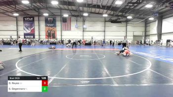 120 lbs Round Of 128 - Damien Reyes, CO vs Sebastian Degennaro, FL