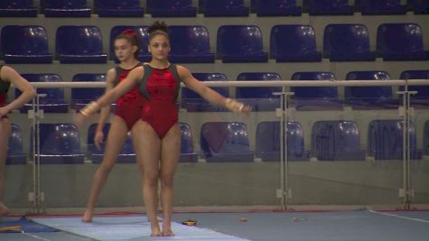 Two Claps For Laurie Hernandez From Martha Karolyi On Vault (USA) - Day 2 Training, Jesolo 2016
