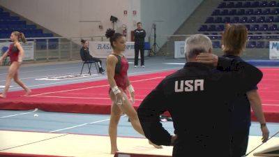 Laurie Hernandez STICKS Bar Set Day 2 Jesolo