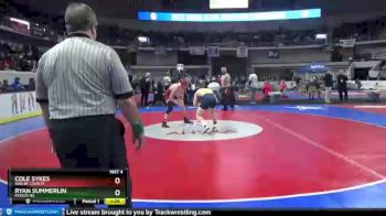 5 lbs Semifinal - Cole Sykes, Shelby County vs Ryan Summerlin, Moody Hs