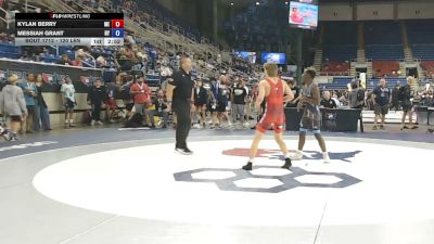120 lbs Cons. Rd Of 32 - Kylan Berry, Maine vs Messiah Grant, New York