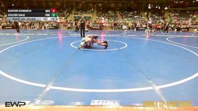 90 lbs Consi Of 8 #2 - Easton Kommick, Michigan Premier Wrestling Club vs Colter Hale, Powerhouse Comanche OK