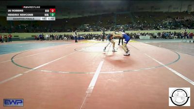 113 lbs Quarterfinal - Jai Robbins, Bixby vs Hendrix Newcomb, Noble Takedown Club