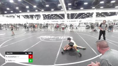 64 lbs Semifinal - Naomi Gustafson, Top Rank vs Giselle Soto, Savage House WC