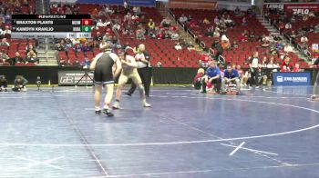 1A-215 lbs Cons. Round 5 - Kamdyn Kraklio, Durant vs Braxton Plants, Montezuma