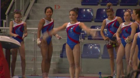 Laurie Hernandez's Strong Yurchenko Double (USA) - Official Training, Jesolo 2016