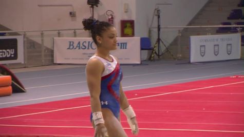 Laurie Hernandez Sticks Dismount In Full Bar Set (USA) - Official Training, Jesolo 2016
