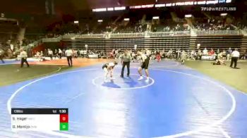 138 lbs Quarterfinal - Sabyn Hager, Hayden vs Daniel Montijo, Painted Desert