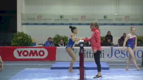 Laurie Hernandez Routine End Of Beam View (USA) - Official Training, Jesolo 2016