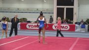 Trinity Thomas Shows Off 1 Pass Floor Routine (USA) - Official Training, Jesolo 2016