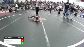 46 lbs Consi Of 8 #2 - Baker Johns, Perry Wrestling Academy vs Alex Phillips, Cushing