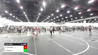 86 lbs Consolation - Adam Gonzales, Juggernaut WC vs Ari Sobaje, The Empire