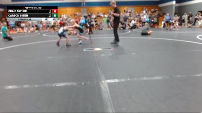 50 lbs Semifinal - Craig Taylor, No Worries Acadamy vs Carson Smith, Beaufort Bull Sharks WC