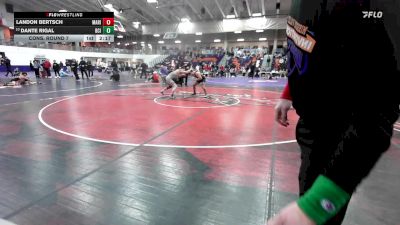 133 lbs Cons. Round 7 - Landon Bertsch, Marian University (IN) vs Dante Rigal, Briar Cliff (Iowa)