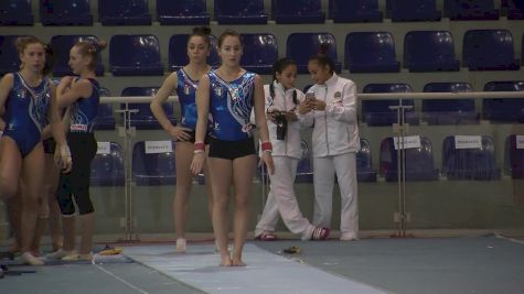 Carlotta Ferlito Hits Yurchenko 1.5 (Italy) - Official Training, Jesolo 2016